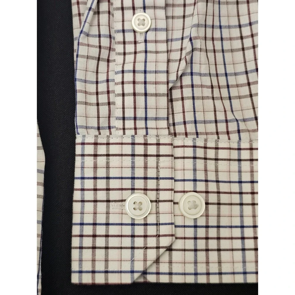 Banana Republic‎ Men's Plaid Long Sleeve Button-Up Shirt. Size Medium